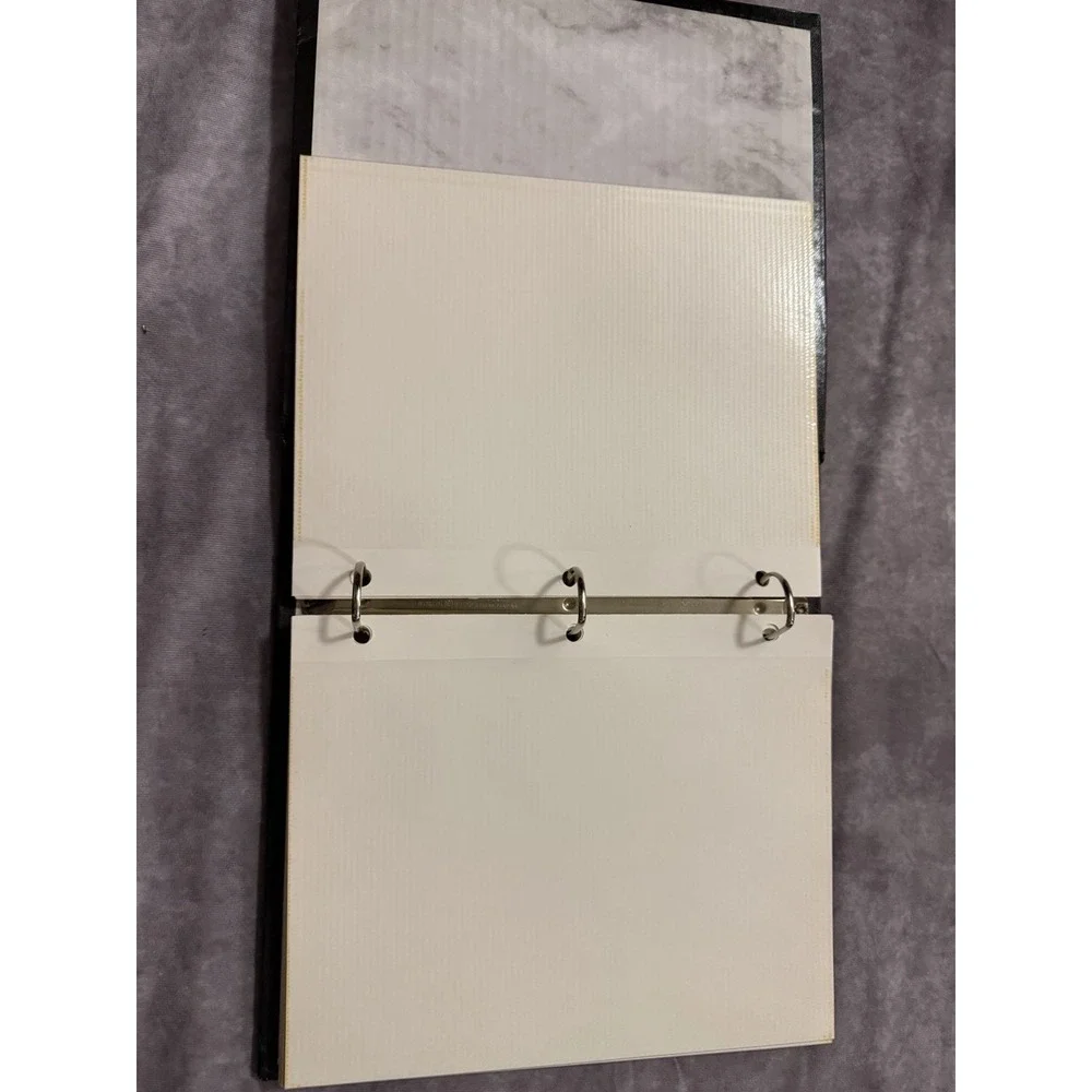 3-ring binder photo album / scrapbook binder.